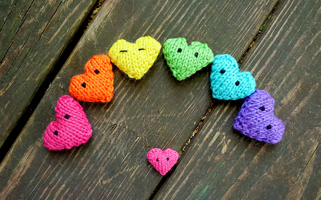 14 Free Heart Knitting Patterns to Make for your Valentines —  Blog.NobleKnits